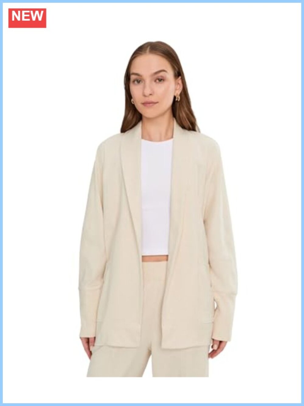 Wrap Cardigan Sweater with Shawl Collar and Pockets Long Sleeve